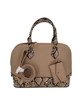 Aldo Women's Galilini Snake Accent Satchel Handbag Purse New with tags